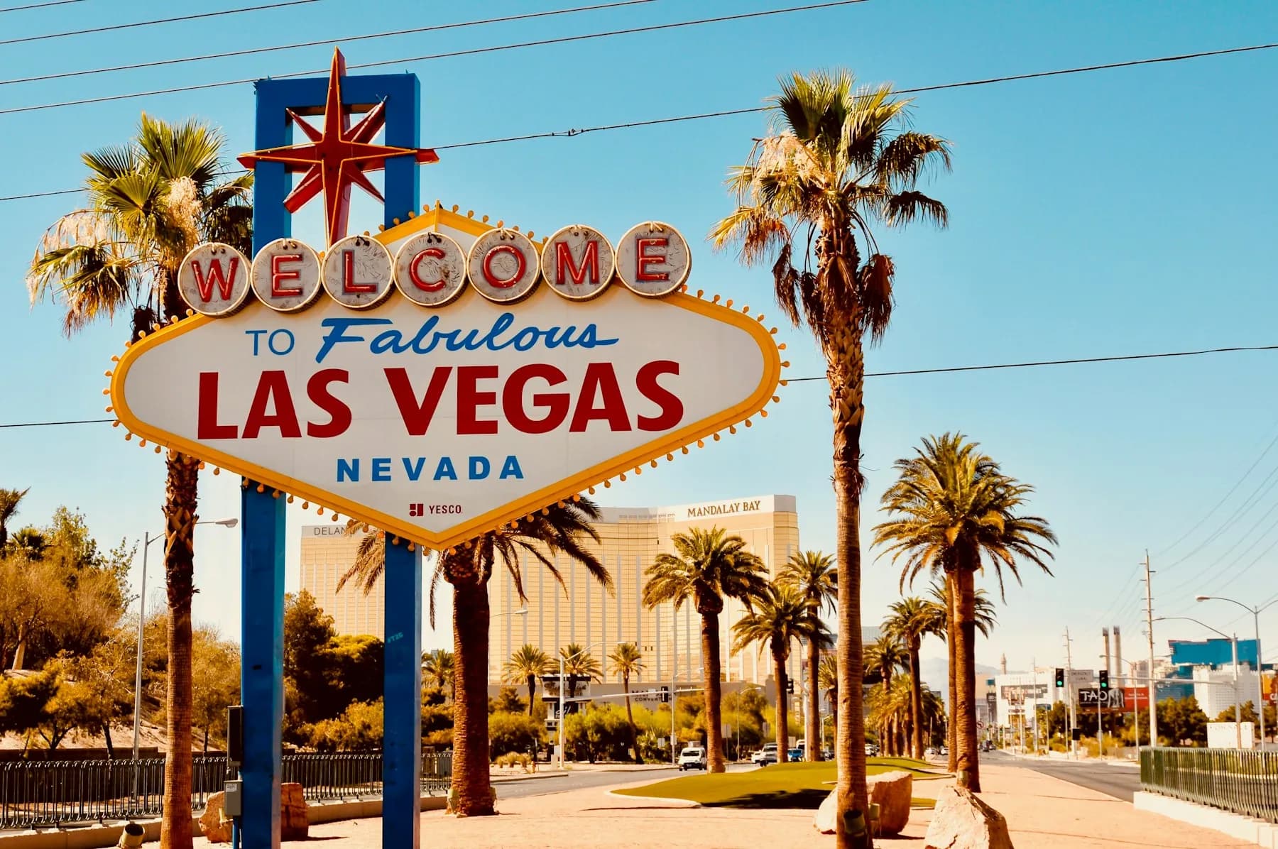 The Welcome to Fabulous Las Vegas sign on Las Vegas Boulevard